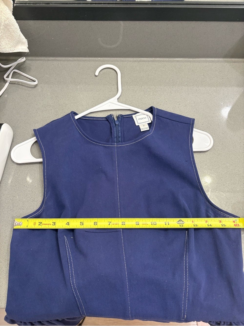Maeve Crew Neck Peplum Tank Top - Picture 3 of 4